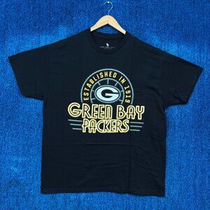 NFL NFC North Green Bay Packers “Established in 1919” Graphic Sports T-Shirt Siz